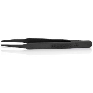 KNIPEX 92 09 01 ESD Kunststoffpinzette ESD Glatt 115 mm