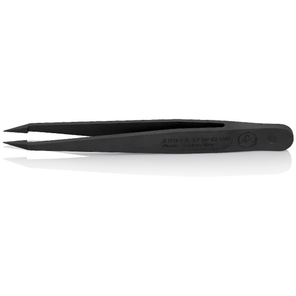 KNIPEX 92 09 02 ESD Kunststoffpinzette ESD Glatt 115 mm