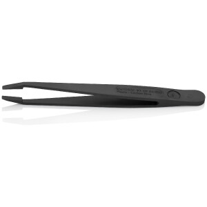 KNIPEX 92 09 04 ESD Kunststoffpinzette ESD Glatt 115 mm