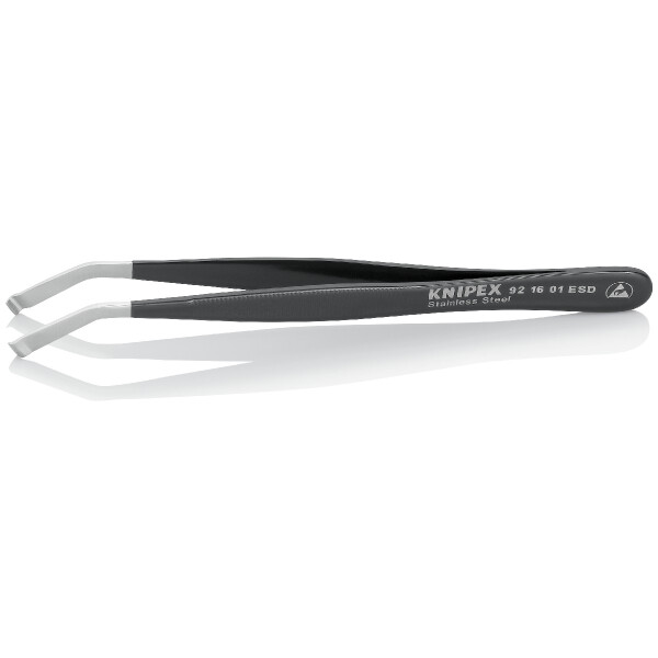 KNIPEX 92 16 01 ESD Positionierpinzette ESD Glatt 120 mm