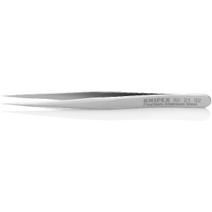 KNIPEX 92 21 02 Präzisionsfeinmechanikpinzette Glatt...