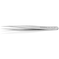 KNIPEX 92 21 02 Präzisionsfeinmechanikpinzette Glatt 110 mm