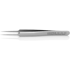 KNIPEX 92 21 03 Präzisionsfeinmechanikpinzette Glatt...