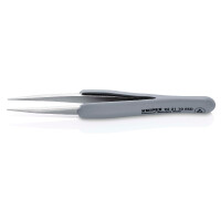 KNIPEX 92 21 10 ESD Präzisionspinzette mit gummiertem Griff ESD gummierter Griff 123 mm