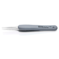 KNIPEX 92 21 11 ESD Präzisionspinzette mit gummiertem Griff ESD gummierter Griff 123 mm
