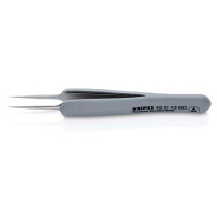 KNIPEX 92 21 13 ESD Präzisionspinzette mit gummiertem Griff ESD gummierter Griff 112 mm