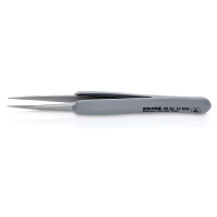 KNIPEX 92 21 14 ESD Präzisionspinzette mit gummiertem Griff ESD gummierter Griff 130 mm