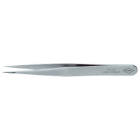 KNIPEX 92 22 07 Präzisionsfeinmechanikpinzette Glatt 125 mm