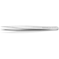 KNIPEX 92 22 07 Präzisionsfeinmechanikpinzette Glatt 125 mm