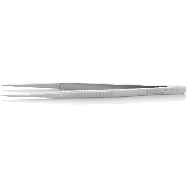 KNIPEX 92 22 35 Präzisionsfeinmechanikpinzette Geriffelt 155 mm