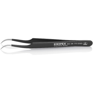 KNIPEX 92 38 75 ESD Universalpinzette ESD Glatt 118 mm
