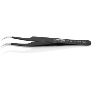 KNIPEX 92 38 75 ESD Universalpinzette ESD Glatt 118 mm