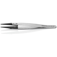 KNIPEX 92 81 01 Pinzette mit Wechselspitzen ESD Glatt 130 mm