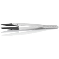 KNIPEX 92 81 04 Pinzette mit Wechselspitzen ESD Glatt 130 mm