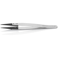 KNIPEX 92 81 05 Pinzette mit Wechselspitzen ESD Glatt 130 mm