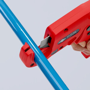 KNIPEX 94 10 185 Rohrschneider für Kunststoffrohre (Elektroinstallation) 185 mm