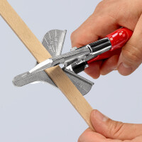KNIPEX 94 35 215 EAN Gehrungsschere für Kunststoff- und Gummiprofile mit Kunststoff-Hüllen verchromt 215 mm