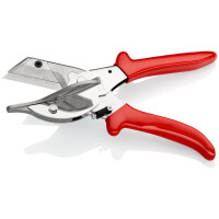 KNIPEX 94 35 215 EAN Gehrungsschere für Kunststoff- und Gummiprofile mit Kunststoff-Hüllen verchromt 215 mm