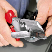 KNIPEX 94 35 215 EAN Gehrungsschere für Kunststoff- und Gummiprofile mit Kunststoff-Hüllen verchromt 215 mm
