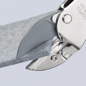 KNIPEX 94 55 200 Amboss-Schere mit Kunststoff-Hüllen verchromt 200 mm