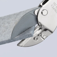 KNIPEX 94 55 200 Amboss-Schere mit Kunststoff-Hüllen verchromt 200 mm