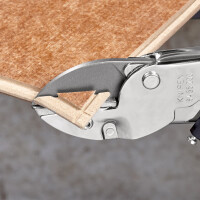 KNIPEX 94 55 200 Amboss-Schere mit Kunststoff-Hüllen verchromt 200 mm