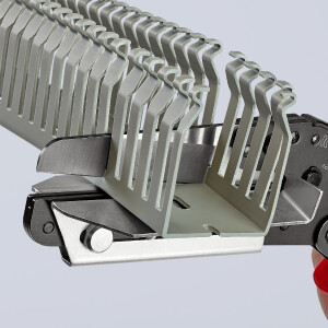 KNIPEX 95 02 21 Schere für Kunststoffe auch für Kabelkanäle mit Mehrkomponenten-Hüllen brüniert 275 mm
