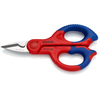 KNIPEX 95 05 155 SB Elektrikerscheren mit Mehrkomponenten-Hüllen, glasfaserverstärkt 160 mm