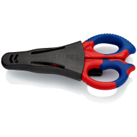 KNIPEX 95 05 155 SB Elektrikerscheren mit Mehrkomponenten-Hüllen, glasfaserverstärkt 160 mm