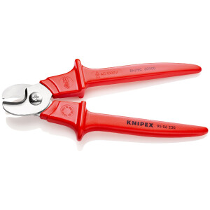 KNIPEX 95 06 230 Kabelschere Griffe mit Kunststoff...