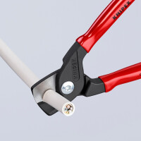 KNIPEX 95 11 160 StepCut® Kabelschere mit Kunststoff überzogen brüniert 160 mm