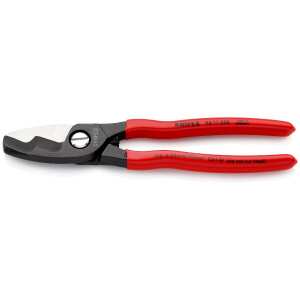 KNIPEX 95 11 200 Kabelschere mit Doppelschneide mit...