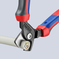 KNIPEX 95 12 160 StepCut® Kabelschere mit Comfort-Griffen brüniert 160 mm