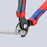 KNIPEX 95 12 165 SB Kabelschere mit Comfort-Griffen brüniert 165 mm