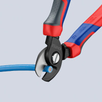 KNIPEX 95 12 165 SB Kabelschere mit Comfort-Griffen brüniert 165 mm