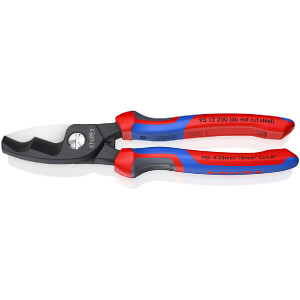 KNIPEX 95 12 200 Kabelschere mit Doppelschneide mit...