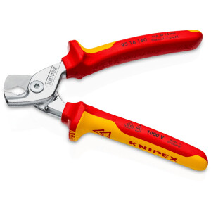 KNIPEX 95 16 160 StepCut® Kabelschere isoliert mit...