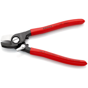 KNIPEX 95 21 165 SB Kabelschere mit Öffnungsfeder...