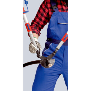KNIPEX 95 32 038 Kabelschere (Ratschenprinzip) mit...