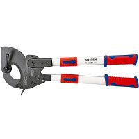 KNIPEX 95 32 060 Kabelschneider (Ratschenprinzip) mit Teleskopschenkeln mit Mehrkomponenten-Hüllen 630 mm