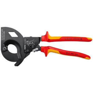 KNIPEX 95 36 315 A Kabelschneider (Ratschenprinzip)...