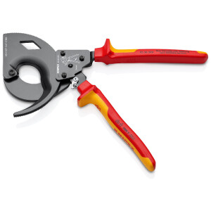 KNIPEX 95 36 320 Kabelschneider (Ratschenprinzip,...