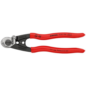 KNIPEX 95 61 190 SB Drahtseilschere geschmiedet mit...