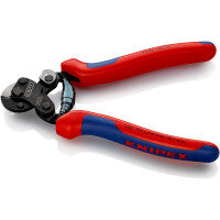 KNIPEX 95 62 160 TC Drahtseilschere für Reifencord mit Mehrkomponenten-Hüllen brüniert 160 mm