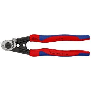 KNIPEX 95 62 190 SB Drahtseilschere geschmiedet mit...