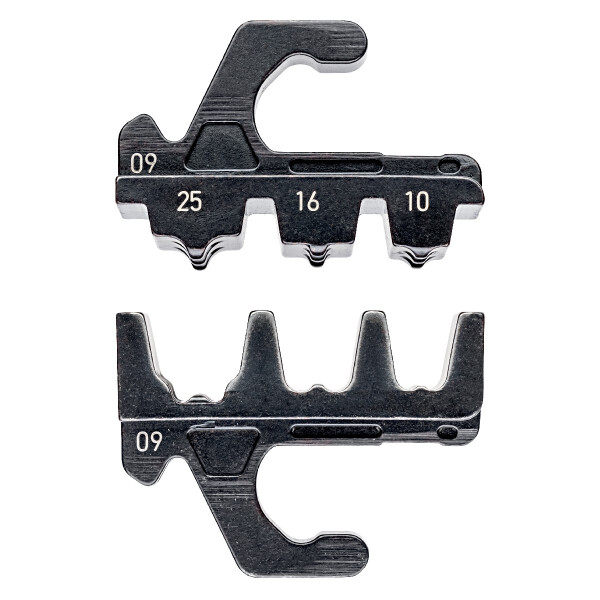 KNIPEX 97 39 09 Crimpeinsatz für isolierte + unisolierte Aderendhülsen 10 / 16 / 25 mm²