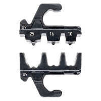 KNIPEX 97 39 09 Crimpeinsatz für isolierte + unisolierte Aderendhülsen 10 / 16 / 25 mm²