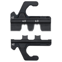 KNIPEX 97 39 42 Crimpeinsatz für MC4®-/MC4® EVO 2-Verbinder mit 4 / 6 mm²