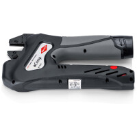 KNIPEX 97 43 E eCrimp Elektromechanische Crimp-Systemzange für auswechselbare Crimpeinsätze 270 mm