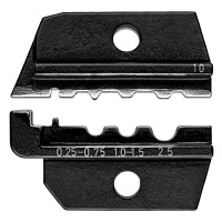 KNIPEX 97 49 10 Crimpeinsatz für unisolierte Rohr- und Quetschkabelschuhe sowie unisolierte Stoß- und Quetschverbinder nach DIN 46341